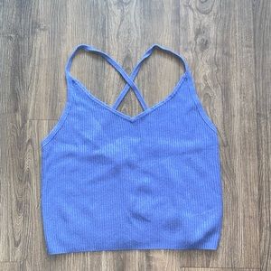 Kendall & Kylie blue crop top